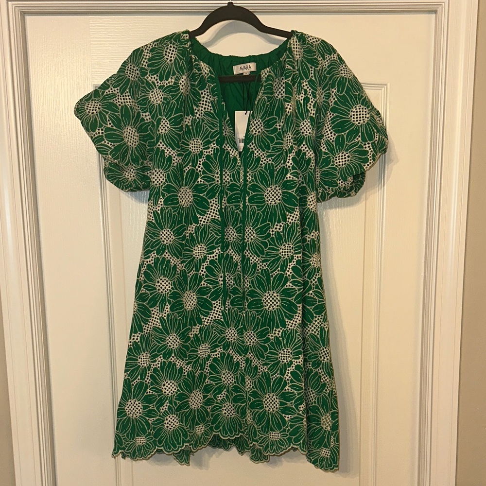 Avara Women's Green Floral Dress